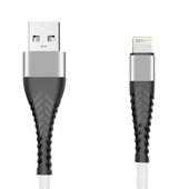 Kabel USB eXtreme Spider 3A 2m Lightning biay do APPLE iPhone XS