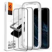 Szko hartowane Spigen Alm Glass Fc 2-pack czarne do APPLE iPhone 13 mini