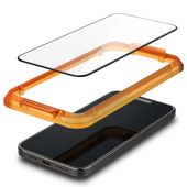 Szkło hartowane Spigen Alm Glass Fc 2-pack czarne APPLE iPhone 15 Pro Max / 5