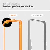 Szkło hartowane Spigen Alm Glass Fc 2-pack czarne APPLE iPhone 15 Pro Max / 7