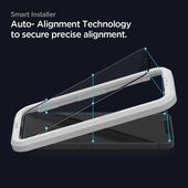 Szkło hartowane Spigen Alm Glass Fc czarne SAMSUNG Galaxy A32 / 2