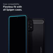 Szkło hartowane Spigen Alm Glass Fc czarne SAMSUNG Galaxy A72 / 7