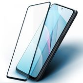 Szkło hartowane Spigen Glass FC czarne Xiaomi Mi 10T / 7