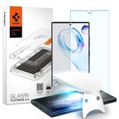 Szko hartowane Spigen Glas.tr Platinum przeroczyste do SAMSUNG Galaxy S23 Ultra