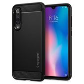 Pokrowiec etui Spigen Rugged Armor czarne do Xiaomi Mi 9 SE