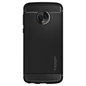 etui pancerne etui Spigen Rugged Armor czarne do MOTOROLA Moto G6 Plus