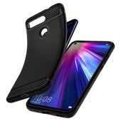 Pokrowiec etui Spigen Rugged Armor czarne HUAWEI Honor View 20 / 3