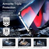 Szkło hartowane Szkło Hartowane Esr Armorite czarne APPLE iPhone 15 Pro Max / 6