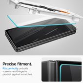 Szkło hartowane Szkło Hartowane Spigen Glas.tr Ez Fit 2-pack przeźroczyste SAMSUNG Galaxy Z Fold 5 / 10