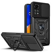 etui uchwyt na palec Tech-protect Camshield czarne do Xiaomi Redmi Note 11 Pro
