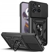 Pokrowiec Tech-protect Camshield Pro czarne do MOTOROLA Edge 50 neo