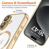 Pokrowiec Tech-protect Magflex Magsafe Shiny złote APPLE iPhone 16 / 4