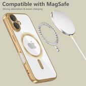 Pokrowiec Tech-protect Magflex Magsafe Shiny złote APPLE iPhone 16 / 5