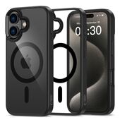 Pokrowiec Tech-protect Magmat Magsafe czarne/prze�roczyste do APPLE iPhone 16