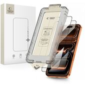 szk�o hartowane na ca�y ekran Tech-protect Quick Set+ 2-pack czarne do APPLE iPhone 17 Pro