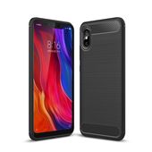 etui na ty� etui TECH-PROTECT TPU CARBON czarne do Xiaomi Mi 8 Pro
