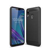 Pokrowiec etui TECH-PROTECT TPU CARBON czarne ASUS ZenFone Max M2