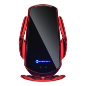 Uchwyt samochodowy automatyczny Forcell HS1 Qi 15W czerwony do Lenovo Moto G4 Play