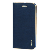 Pokrowiec etui Portfelowe z ramk� Vennus Book granatowe do Xiaomi Redmi Note 8 Pro