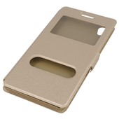 etui z klapk� etui Flip View z�ote do Lenovo Moto G4 Plus