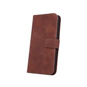 Pokrowiec etui z klapką na magnes Smart Velvet brązowe do Xiaomi Redmi 9C