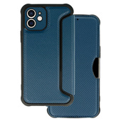 Pokrowiec etui z klapk RAZOR Book granatowe do Xiaomi Redmi 9C