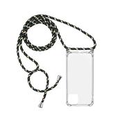 Pokrowiec etui Rope Case ze sznurkiem zielone do Xiaomi Redmi 9C NFC