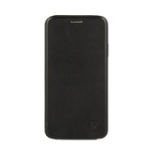 Pokrowiec etui z klapk Flexi Vennus Elegance czarne do Xiaomi Redmi Note 10 5G