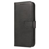 Pokrowiec etui z klapk na magnes Fancy Magnet czarne do Xiaomi Redmi Note 12 Pro