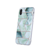 Pokrowiec etui silikonowe Geometric Marmur zielone do Xiaomi Redmi Note 8T