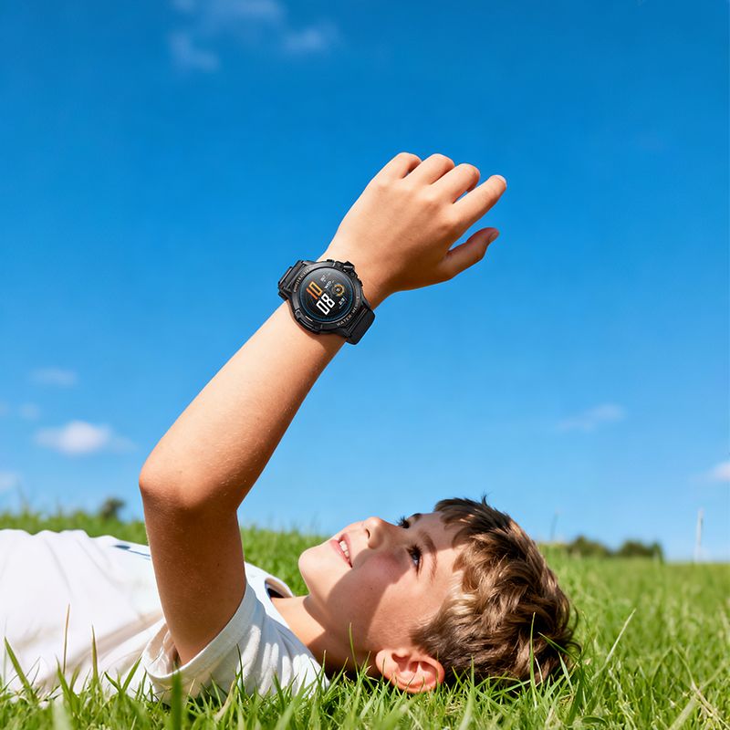 SmartWatch SmartBand dla dzieci Hoco Y107 4G GPS z funkcj� rozmowy czarny SAMSUNG Galaxy M53 5G / 4