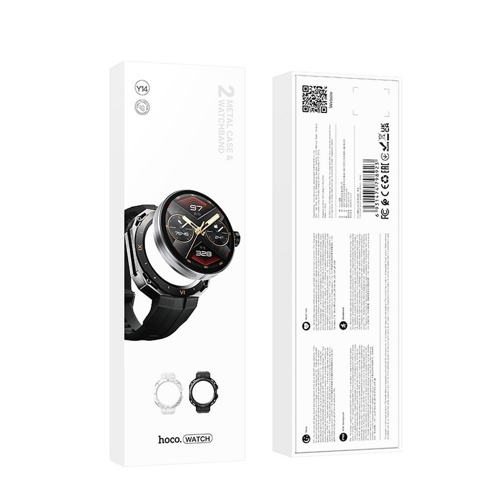 SmartWatch SmartBand Hoco Y14 czarny Vivo X60 Pro / 6