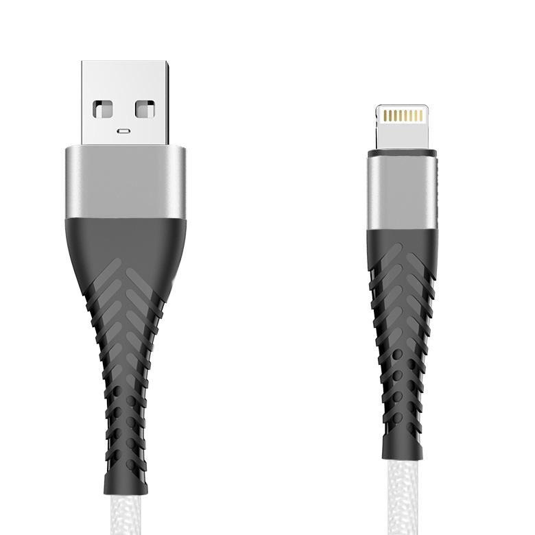 Kabel USB eXtreme Spider 3A 1m Lightning biay APPLE iPhone 14