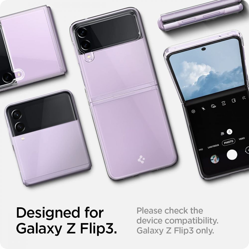 Pokrowiec Spigen Airskin Galaxy Crystal przeroczyste SAMSUNG Galaxy Z Flip 3 / 12