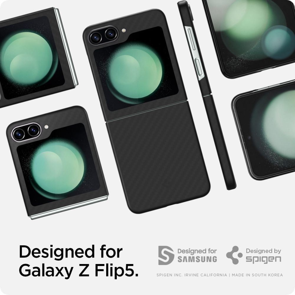 Pokrowiec Spigen Airskin Pro czarne SAMSUNG Galaxy Z Flip 5 5G / 7