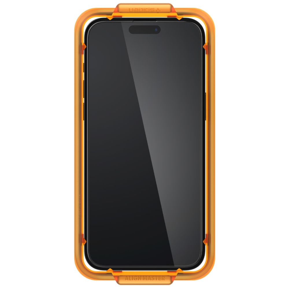 Szko hartowane Spigen Alm Glass Fc 2-pack czarne APPLE iPhone 15 Pro / 2