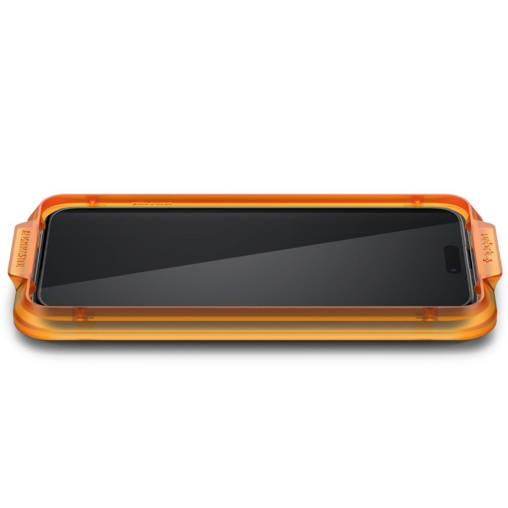 Szko hartowane Spigen Alm Glass Fc 2-pack czarne APPLE iPhone 15 Pro / 3