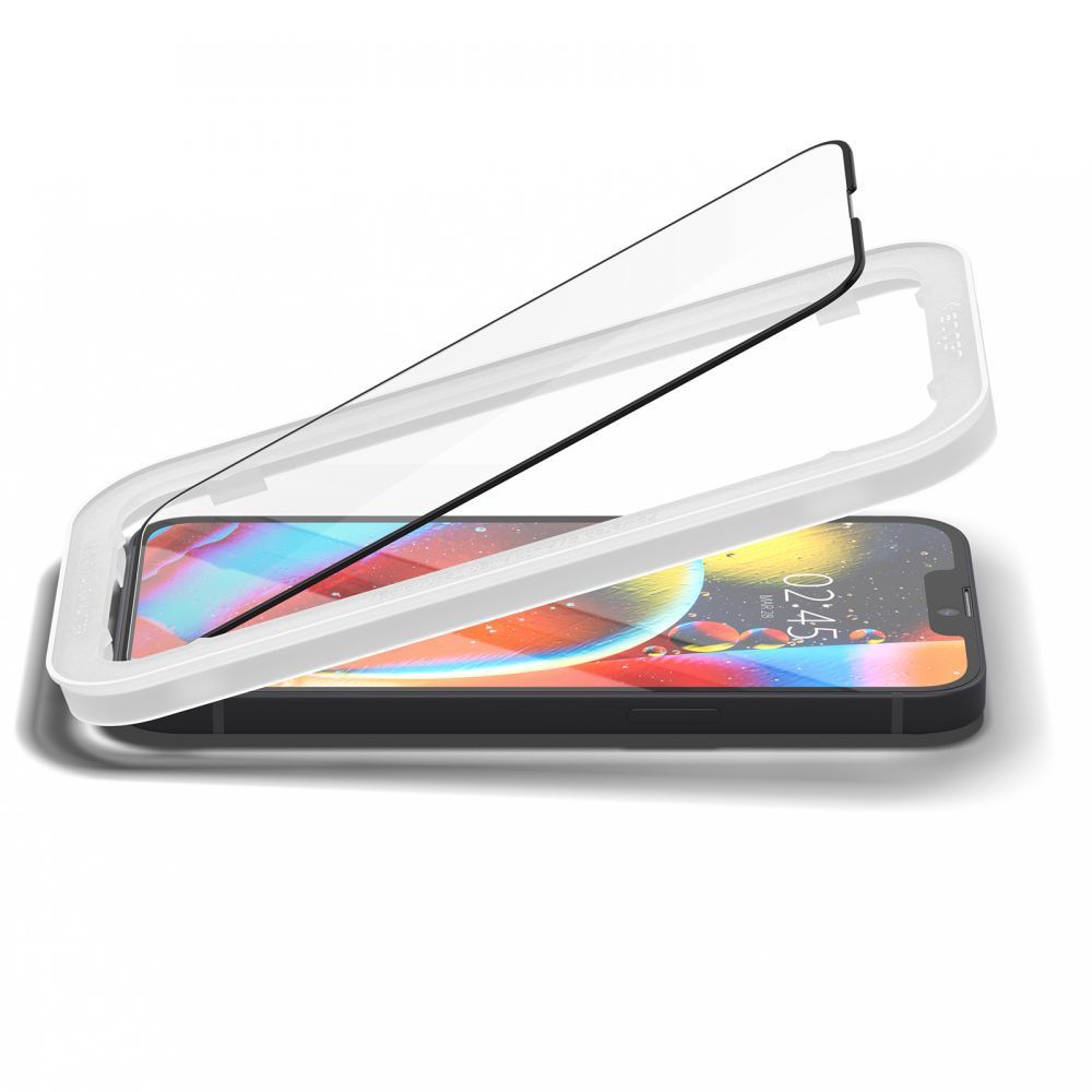 Szko hartowane Spigen Alm Glass Fc czarne APPLE iPhone 13 Pro Max / 4