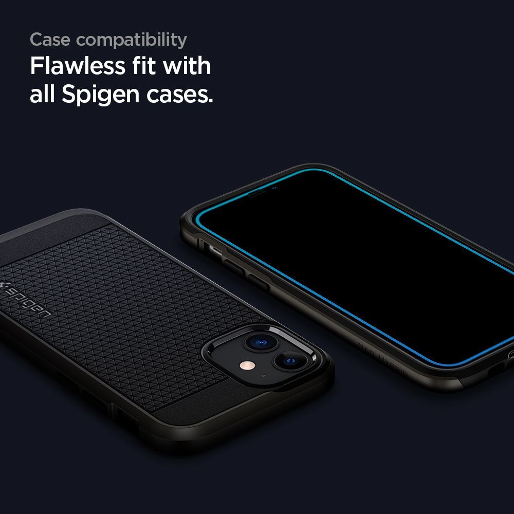 Szko hartowane Spigen Alm Glass Fc czarne SAMSUNG Galaxy A32 / 4