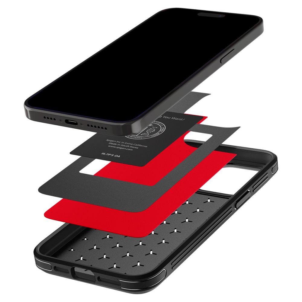 Pokrowiec Spigen Cryo Armor Cryo czerwone APPLE iPhone 15 Pro Max / 10