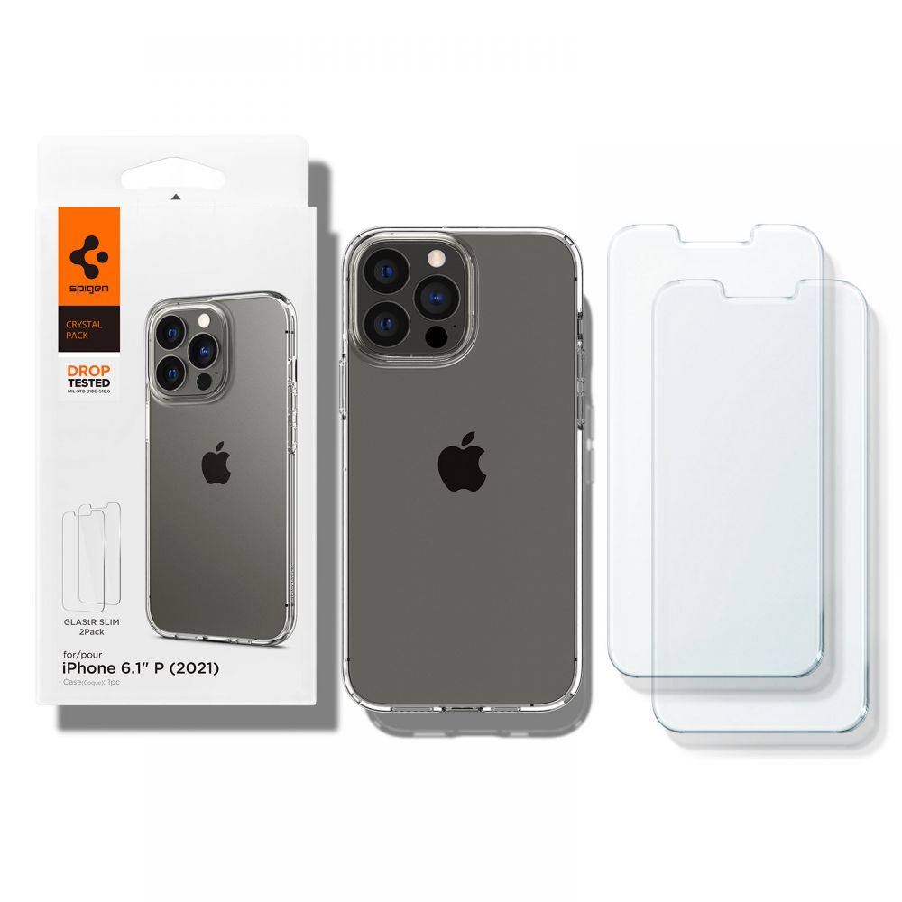 Pokrowiec Spigen Crystal Pack Crystal przeroczyste APPLE iPhone 13 Pro Max / 8