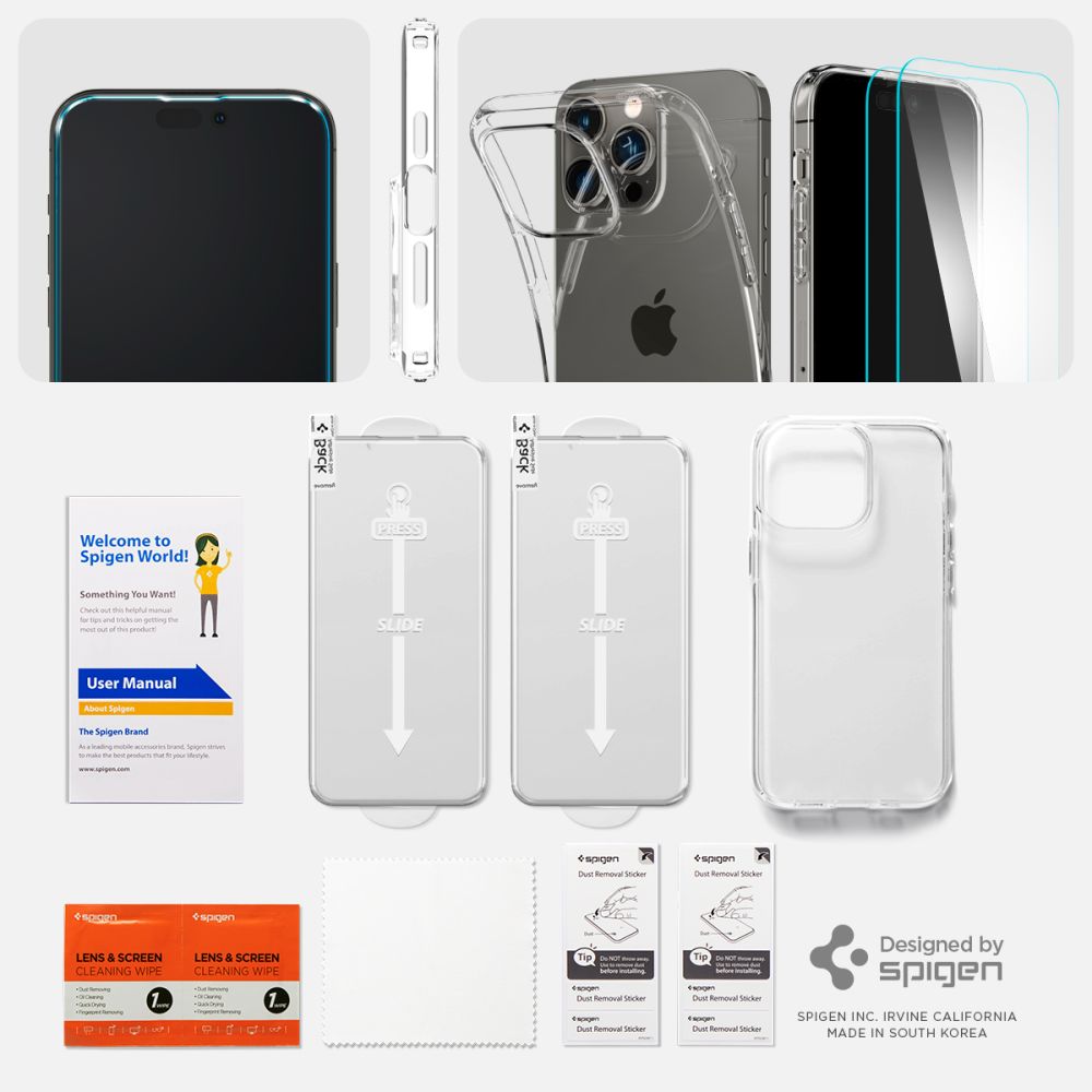 Pokrowiec Spigen Crystal Pack Crystal przeroczyste APPLE iPhone 14 Pro Max / 6