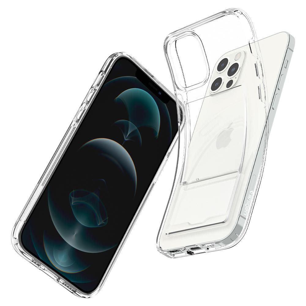 Pokrowiec etui Spigen Crystal Slot Crystal przeroczyste APPLE iPhone 12 Pro / 9