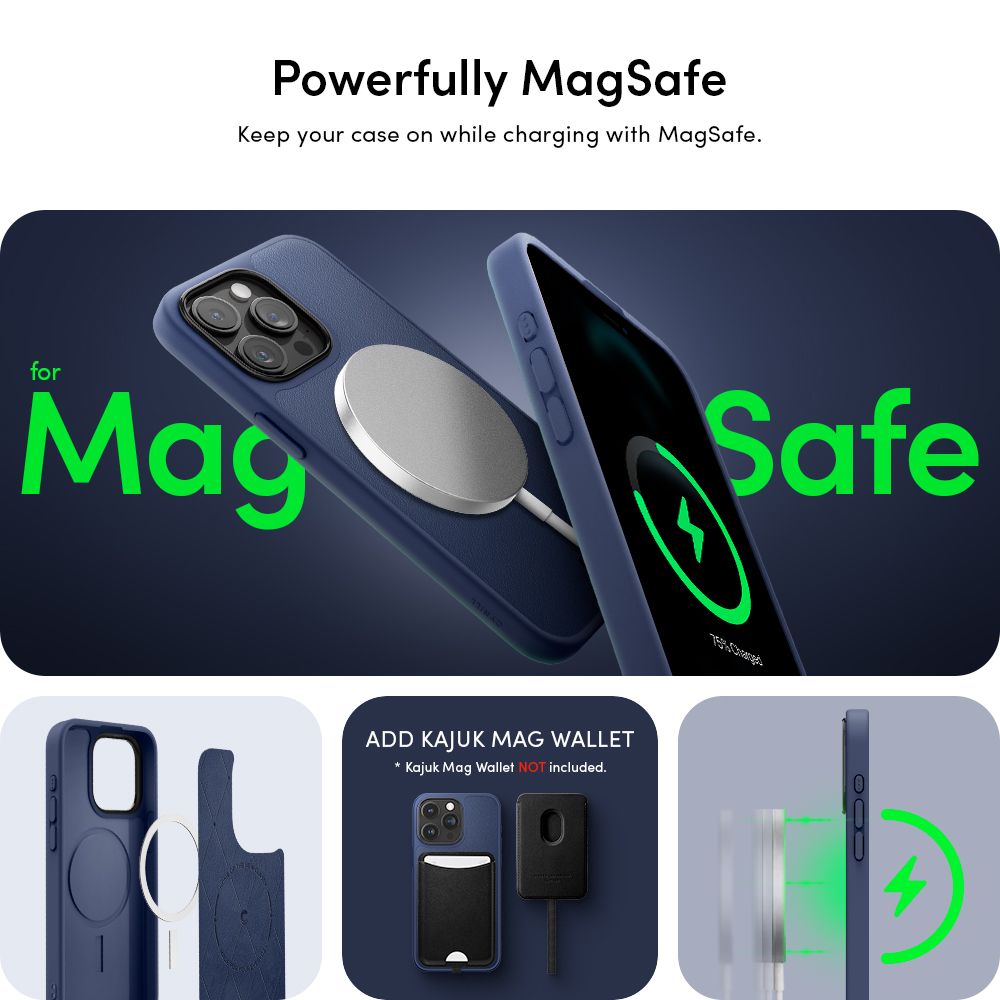 Pokrowiec Spigen Cyrill Kajuk Mag Magsafe granatowe APPLE iPhone 15 Pro / 12