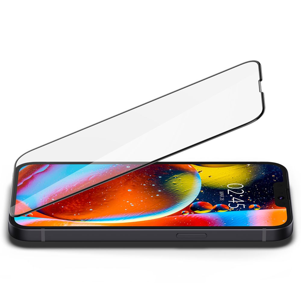 Szko hartowane Spigen Glass FC czarne APPLE iPhone 13 mini / 3