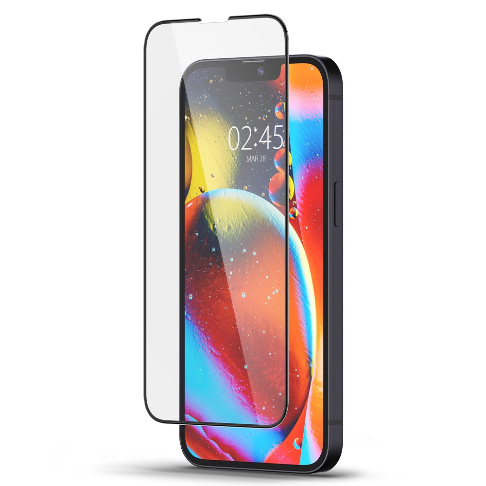 Szko hartowane Spigen Glass FC czarne APPLE iPhone 13 Pro Max / 5