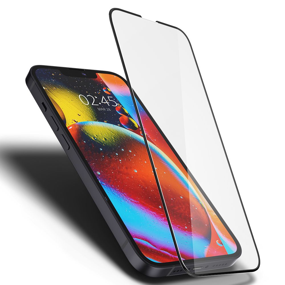 Szko hartowane Spigen Glass FC czarne APPLE iPhone 13 Pro Max / 6