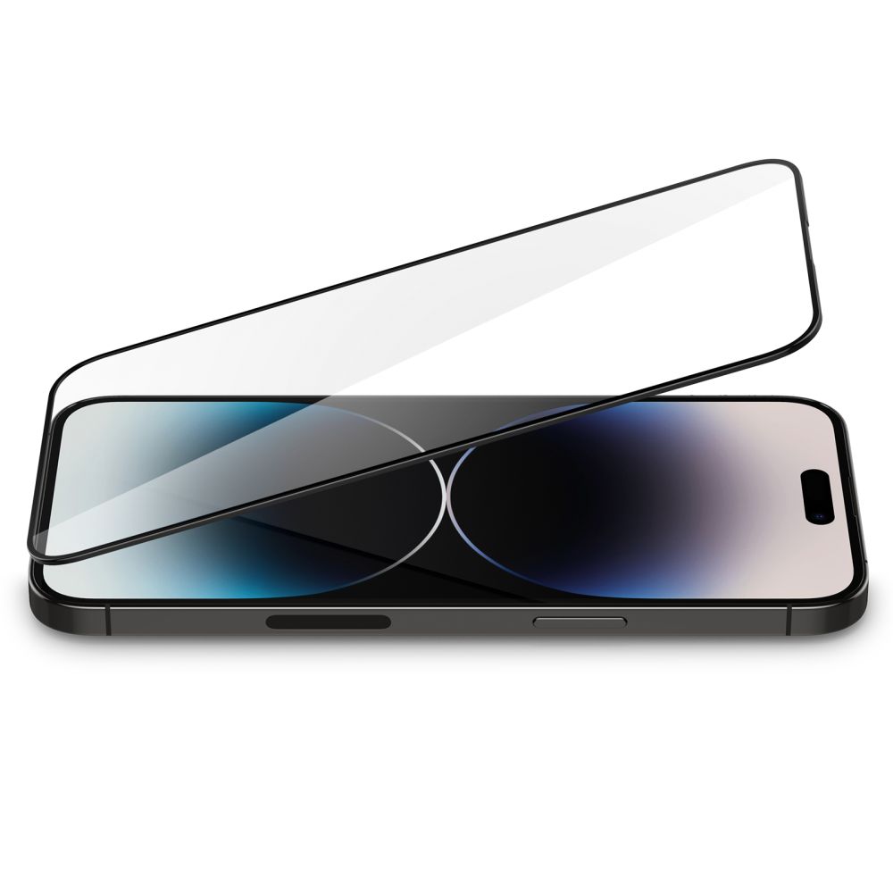 Szkło hartowane Spigen Glass FC czarne APPLE iPhone 14 Pro / 2