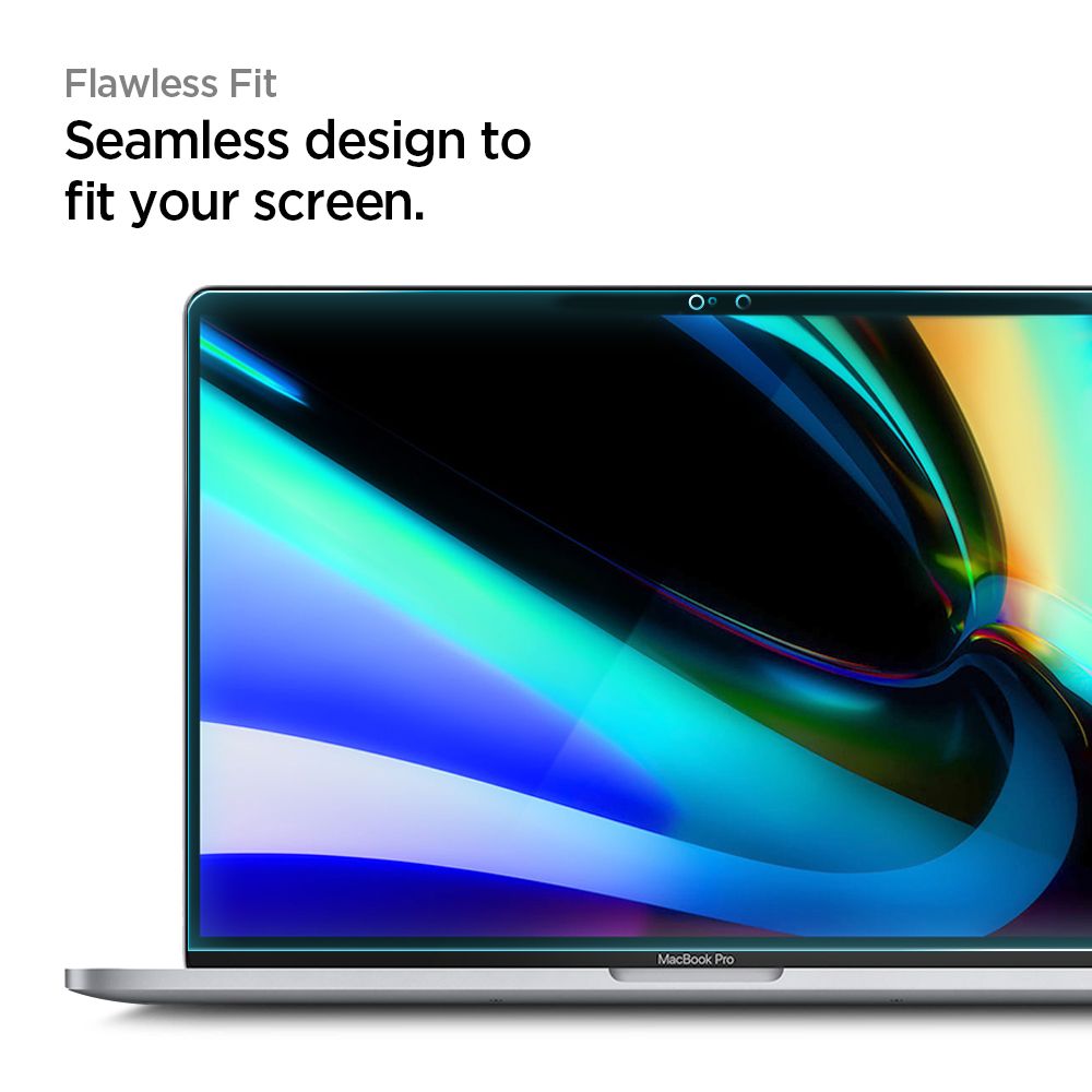Szko hartowane Spigen Glass FC Czarne APPLE MacBook Pro 16 2019 / 5