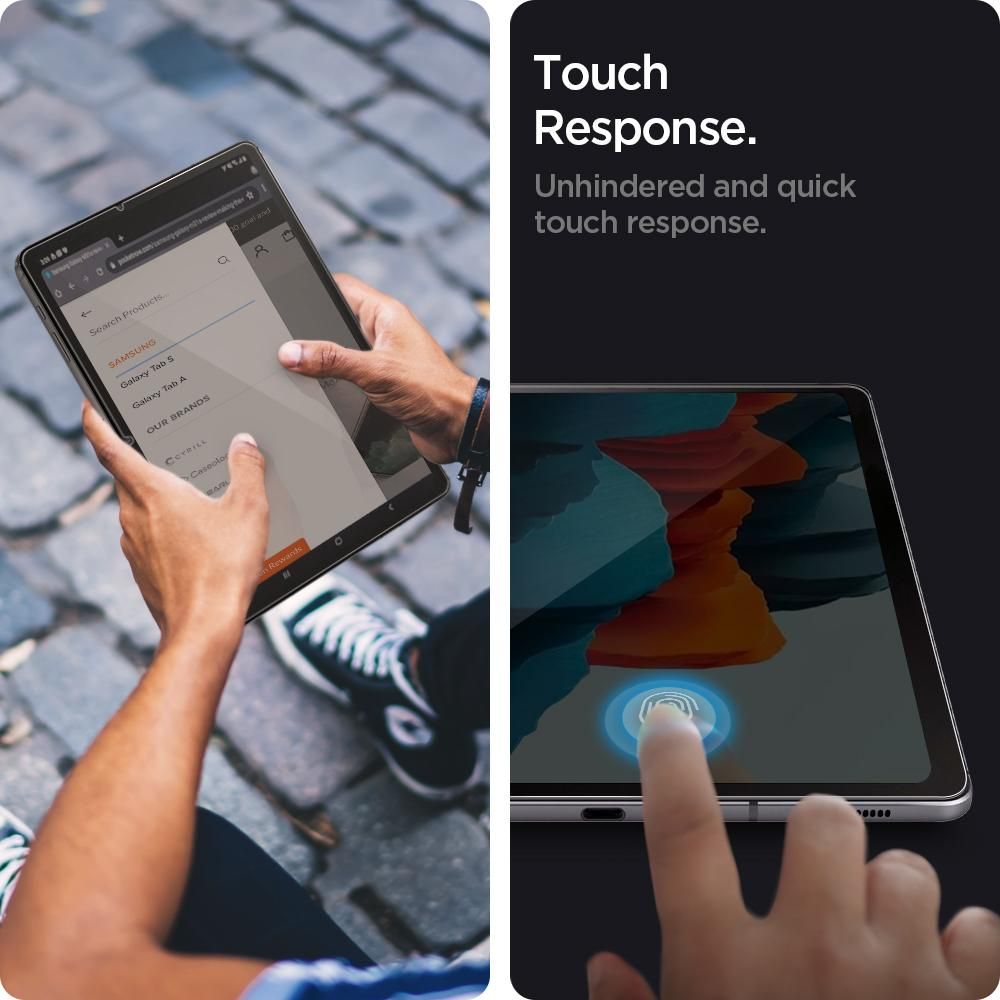 Szkło hartowane Spigen Glas.tr Ez Fit SAMSUNG Galaxy Tab S7 11.0 / 4 Szkło hartowane Spigen Glas.tr Ez Fit SAMSUNG Galaxy Tab S7 11.0 / 4